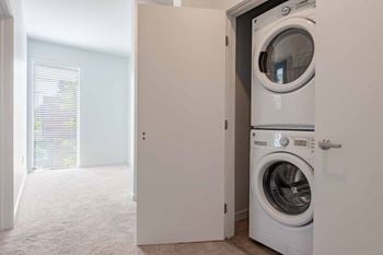 Stacked washer dryer